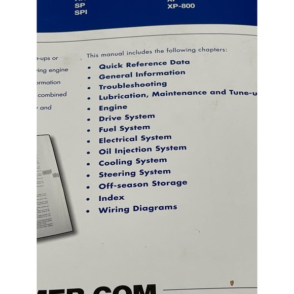 Clymer Sea-D00 W809-3 Shop Manual 1988-1996 Maintenance Repair book READ - Picture 9 of 15